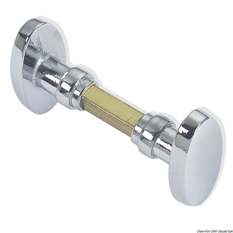 Classic Oval M chromed brass handle 26x51 mm