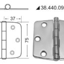 In acciaio inox, lucidate a specchio, con smorzamento delle vibrazioni tramite asse centrale frenato.