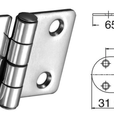 In acciaio inox, lucidate a specchio, con smorzamento delle vibrazioni tramite asse centrale frenato.