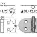 In acciaio inox, lucidate a specchio, con smorzamento delle vibrazioni tramite asse centrale frenato.