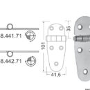 In acciaio inox, lucidate a specchio, con smorzamento delle vibrazioni tramite asse centrale frenato.