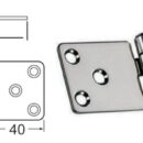 In acciaio inox lucidate a specchio, con smorzamento delle vibrazioni tramite asse centrale frenato.