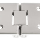 Completamente in acciaio inox AISI 316 lucidato a specchio. Adatte per portelli e piani ribaltabili.