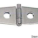 Cerniere in acciaio inox lucidato a specchio sagomate.