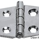 Cerniere in acciaio inox versione economica, lucidate elettroliticamente.