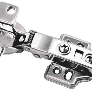 In acciaio inox. Apertura a 105°. Oltre 45° lo sportello resta aperto in qualsiasi posizione si desideri. La chiusura è frenata Soft Close. Complete di dispositivo click-on per sgancio rapido dello sportello.