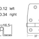 In acciaio inox lucidate a specchio, con smorzamento delle vibrazioni tramite asse centrale frenato.