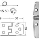 In acciaio inox, lucidate a specchio, con smorzamento delle vibrazioni tramite asse centrale frenato.