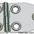 Cerniere in acciaio inox AISI 316 stampate e lucidate svasatura a rilievo.