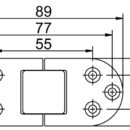 Cerniere autoreggenti a doppia spina indicate per ante abbattibili a 180°Possono essere abbinate alle cerniere a doppia spina versione classica (non autoreggenti);l'abbinamento dipende dal peso dell'anta abbattibile:Se 2 cerniere autoreggenti generano un carico troppo eleveto, se ne utilizza una sola più una cerniera non autoreggente.