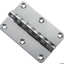 Coppia torcente costante 55 kg/cm ± 15%.Esempio: 2 cerniere possono reggere un portello pesante 3.8 kg e profondo 40 cm.Costruita in acciaio inox AISi 316.