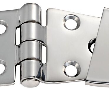 In acciaio inox, lucidate a specchio. Fissaggio istantaneo tramite autoadesivo e con smorzamento delle vibrazioni tramite asse centrale frenato.