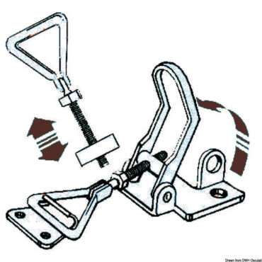 SS toggle fastener 123-137 mm