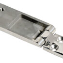 In acciaio inox AISI 316 lucidato a specchio.