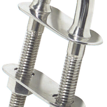 In acciaio inox lucidato a specchio.