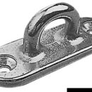 In acciaio inox AISI 316 fuso e lucidato a specchio, viene fissato con 2 viti.