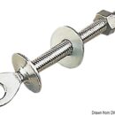 In acciaio inox AISI 316 stampati, sono di grande robustezza e funzionalità.