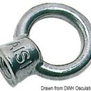 In acciaio inox AISI 316, lucidato con filetto.