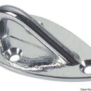 In bronzo cromato, molto robusto.