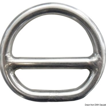 D-ring w/bar 8x50 mm