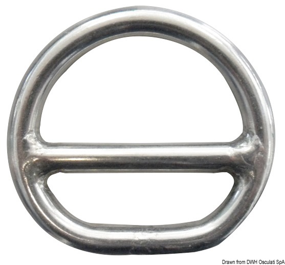 D-ring w/bar 8x50 mm