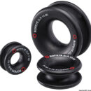 Ropeye Self-Locking Rings, anelli a bassa frizione per molteplici usi interni ed esterni. Realizzati in alluminio anodizzato, sono appositamente progettati per mantenere il regolare scorrimento di cime, scotte, drizze all'interno del canale dell'anello.