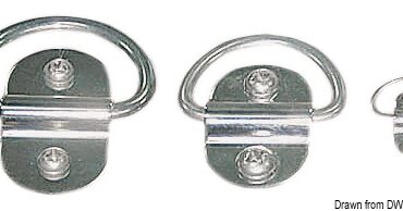 Con supporti in lamiera stampata, AISI 304 lucidato.