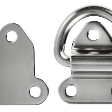 Lamiera in acciaio inox a forte spessore (2,85 mm) e contropiastra (1,42 mm).