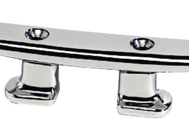 In acciaio inox AISI 316 lucidato a specchio.