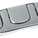 Una soluzione compatta e dal design ergonomico. In acciaio inox AISI 316 lucidato a specchio. Di facile montaggio, non richiedono incasso.