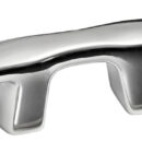 In acciaio inox AISI 316 lucidato a specchio.