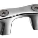 In acciaio inox AISI 316 lucidato a specchio.