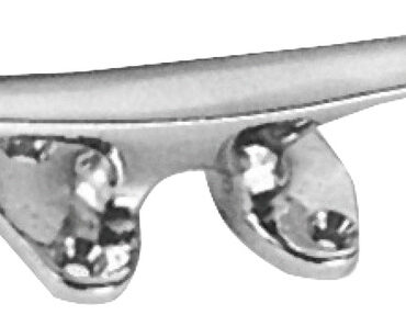 In ottone cromato, base con 4 fori.