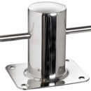 Fabbricata in acciaio inox AISI 316 lucidato a specchio.