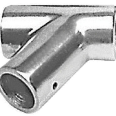 In alluminio lucidato e anodizzato per tubi con Ø da 25/30 mm