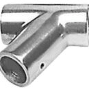 In alluminio lucidato e anodizzato per tubi con Ø da 25/30 mm