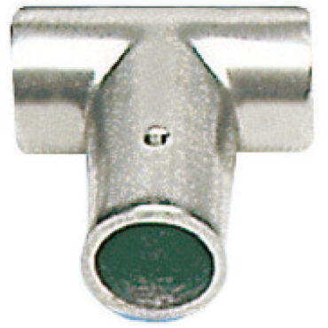 In alluminio lucidato e anodizzato per tubi con Ø da 25/30 mm