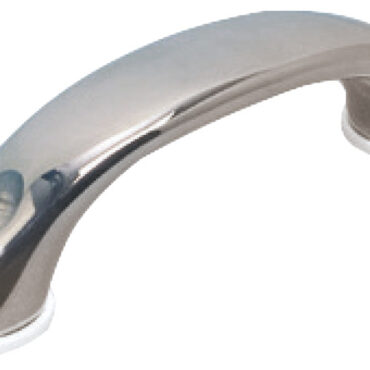 In acciaio inox microfuso AISI 316 lucidato a specchio.