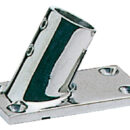 In acciaio inox AISI 316 lucidato a specchio per tubi da 22/25 mm, realizzati in microfusione a spessore.