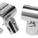 Si installano con estrema facilità. Realizzate in acciaio inox AISI 316 microfuso.