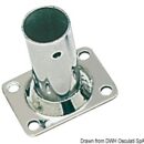 Basette pulpito in acciaio inox AISI 316 lucidato, ricavato da lastra e tubo accoppiati con saldatura ad argon. Finitura accurata, lucidatura a mano a specchio.