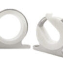 Portacanne in alluminio da parete o soffitto. Realizzati con plastica interna per proteggere la canna da pesca.