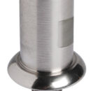 In acciaio inox AISI 316 lucidato, per montaggio all’interno del candeliere.