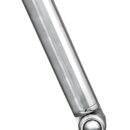 In ottone cromato, inclinazione regolabile in diverse posizioni sia verticale che orizzontale. Completo di guarnizione per la canna.