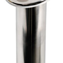 Microfusi in acciaio inox AISI 316 e lucidato a specchio. Nuova flangia ovale di grande impatto estetico. Cappuccio di chiusura stagno in santoprene bianco incluso.Raccordo di scarico acqua in PVC.