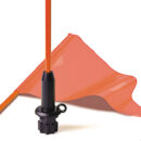 Per kayak, canoe e fuoristrada per migliorare la visibilità.Asta in fibra di vetro.