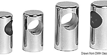 Handrail terminal AISI316 22 mm