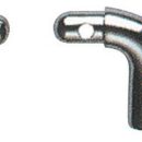 Utilizzabili anche come maniglie per cassetti o sportelli, in ottone cromato.