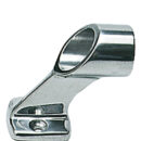 In acciaio inox AISI 316. Linea affusolata e senza sporgenze pericolose.