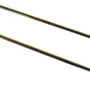 AISI 316, con basette inox e tubo lucidato da 22 mm.